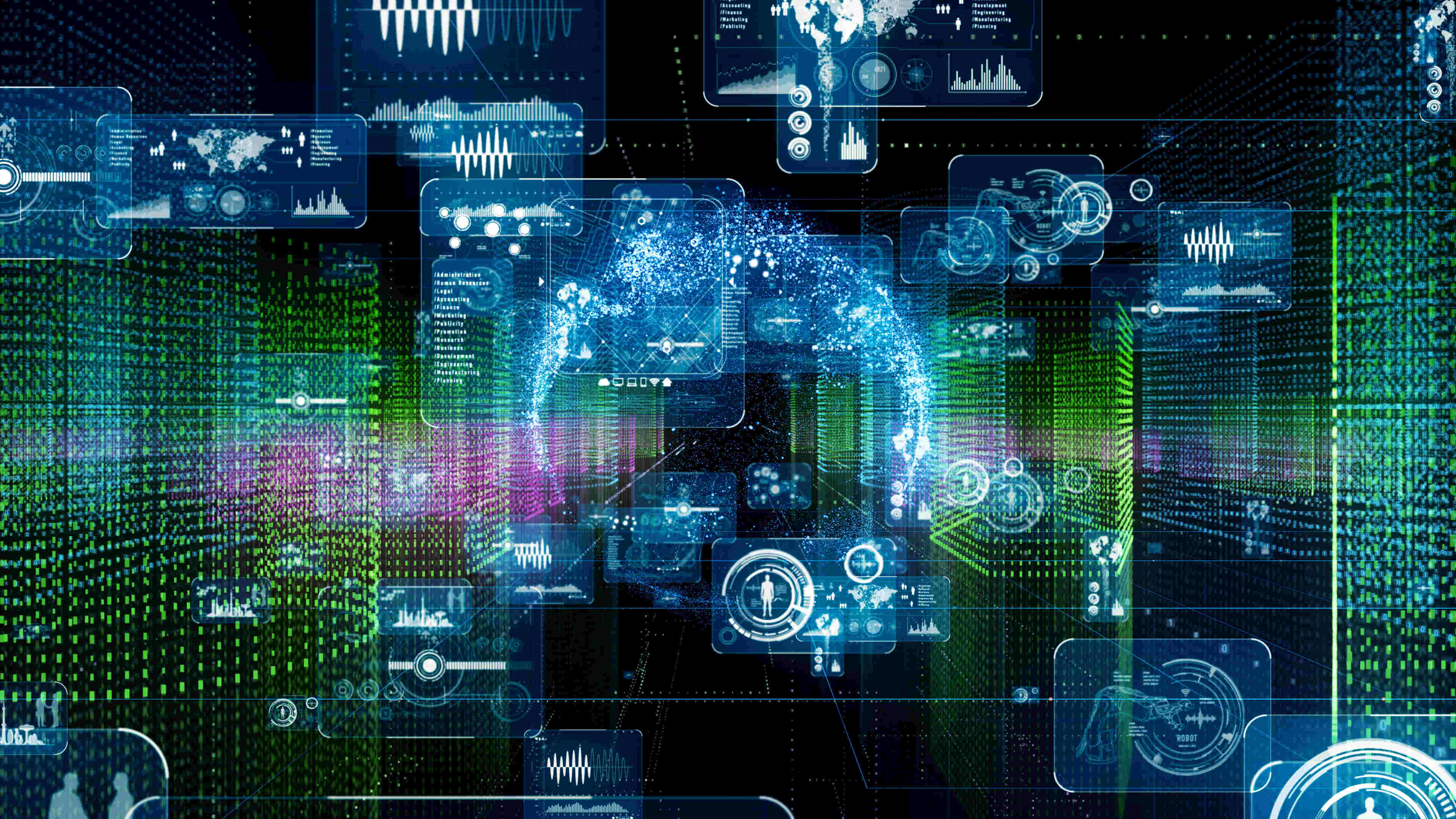 abstract representation of cloud computing